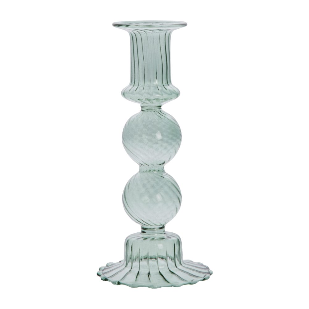 Sivenne ljusstake 17 cm, Dark green