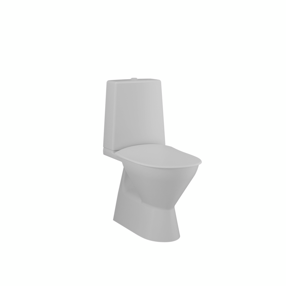 WC SVEDBERGS VEGE GOLV SITS M. DÄMPNING, DUBBELSPOLNING 35,5X80X65,5CM