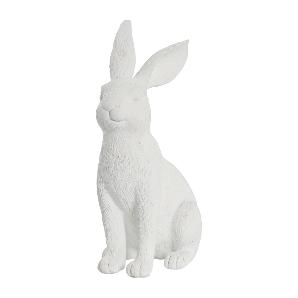 Semina påskhare sittande 17,2 cm, White