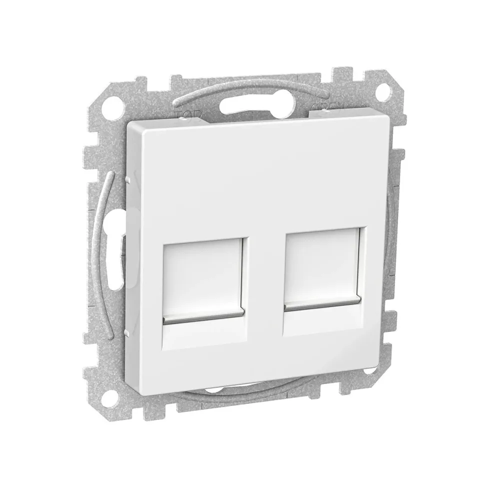Schneider Electric WDE003377 Centrumplatta 55 x 55 x 24 mm Antracitgrå