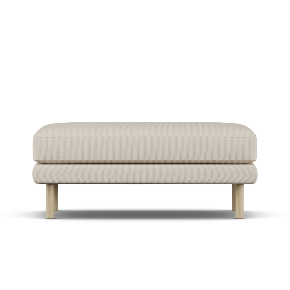 Bredhult fotpall, Jump Beige 1956-vitoljad ek