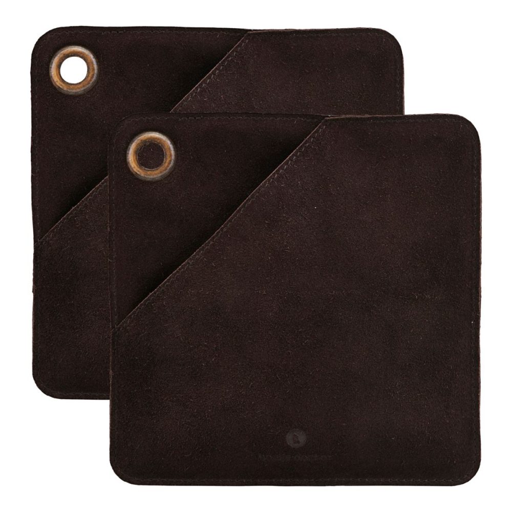 Circle grytlapp 2-pack, Brun