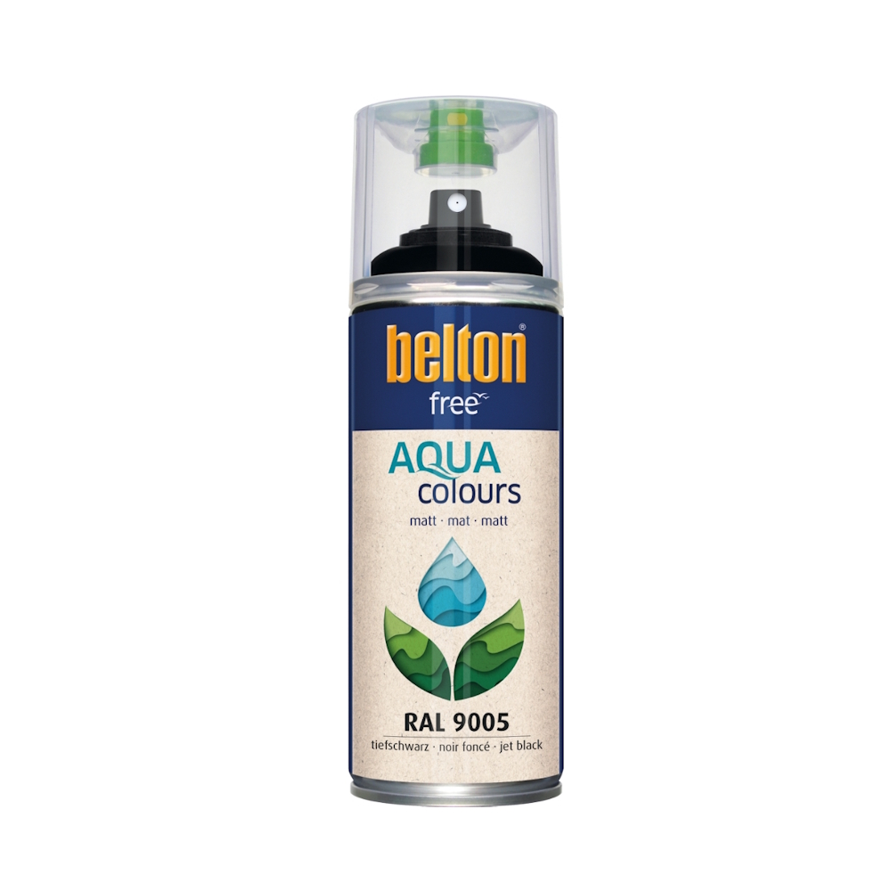Sprayfärg 400ml Matt Svart Belton