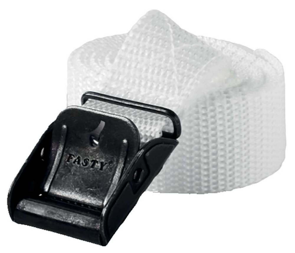 SPÄNNREM FASTY VIT 400KG 25MM 1M