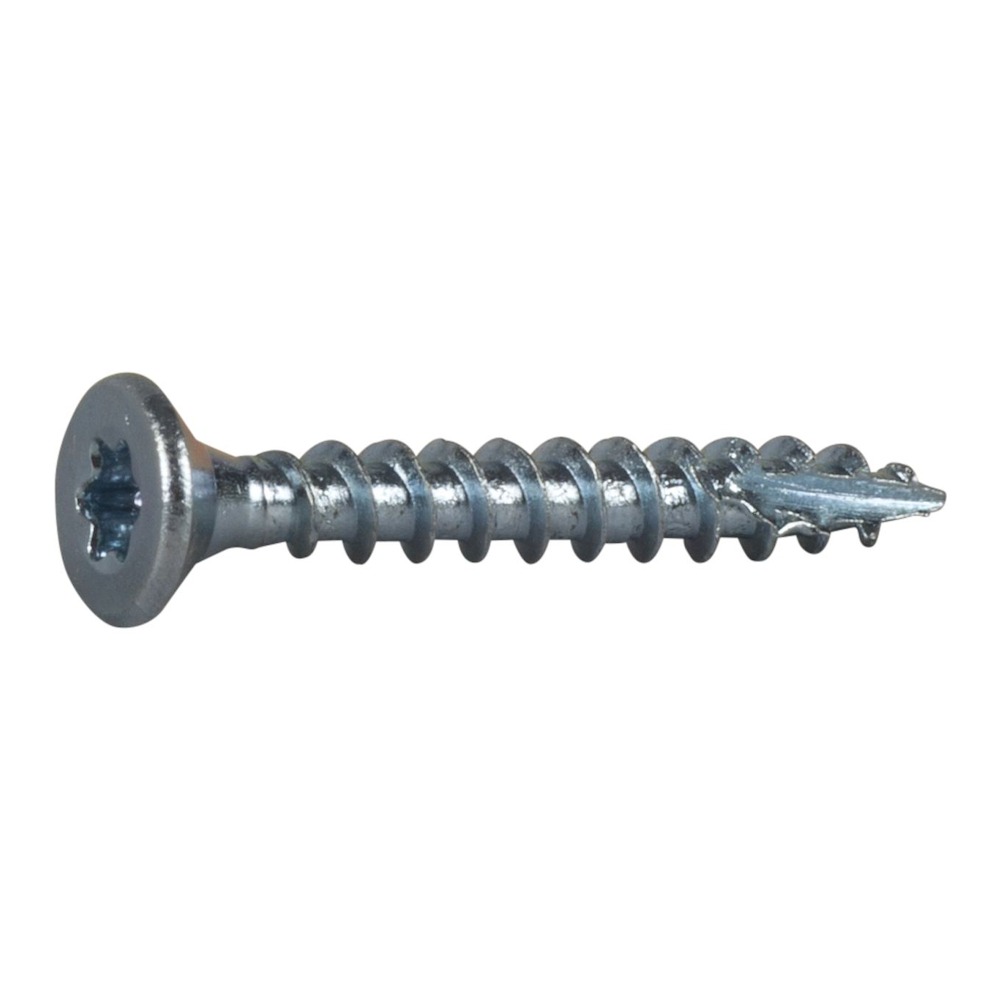 Träskruv Försänkt Huvud Helgängad TX20 4x25mm Blankförzinkad C1 200st Essve