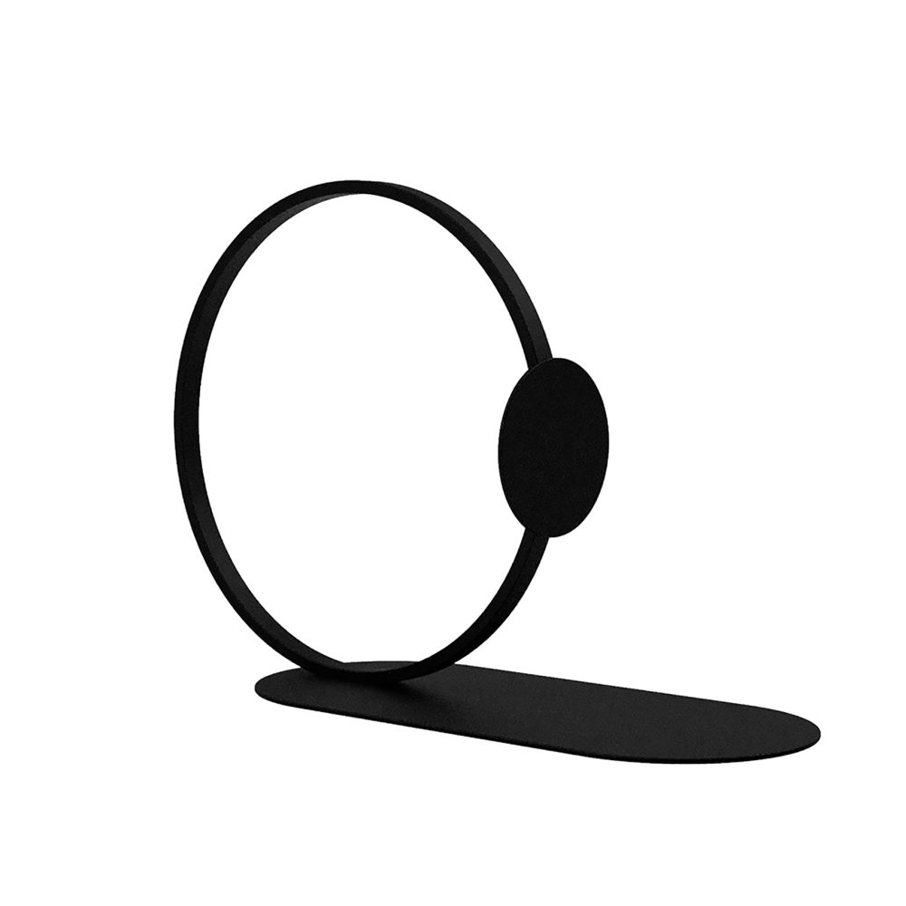 Book Ring bokstöd 10 cm, Svart