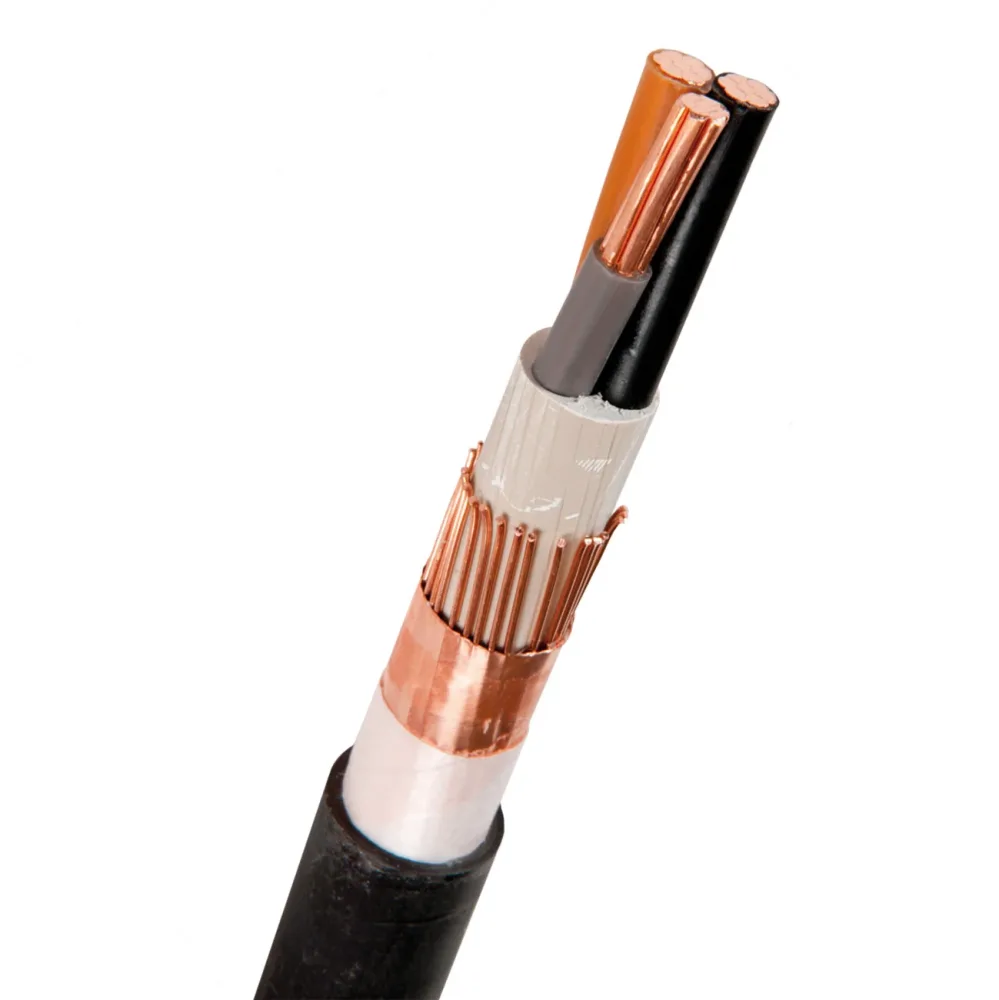 Nexans 15142298-201-00 Jordkabel FXQJ EMC, 1kV, svart, 1 m 3x10/10 mm²