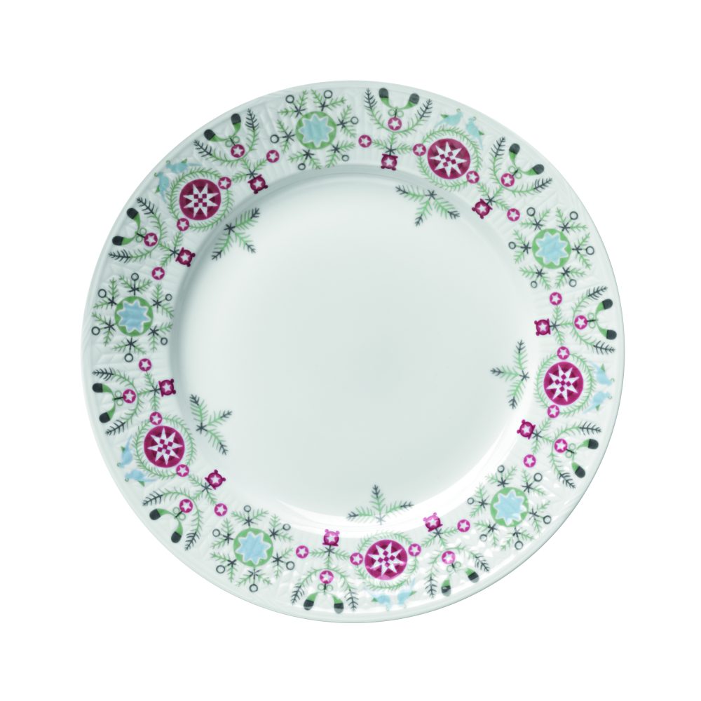 Swedish Grace Winter tallrik 21 cm, vit