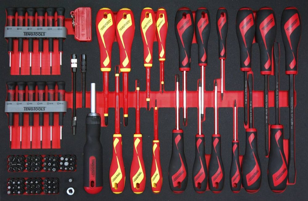 Teng Tools Skruvmejselsats TTEMD98N EVA 98 delar