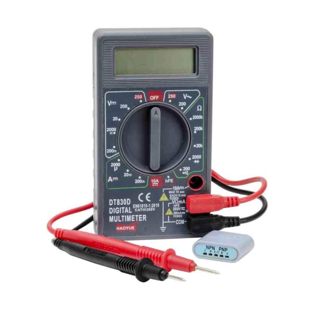 Testinstrument Digital Multi Meter Cat III 200mA 250V Gelia