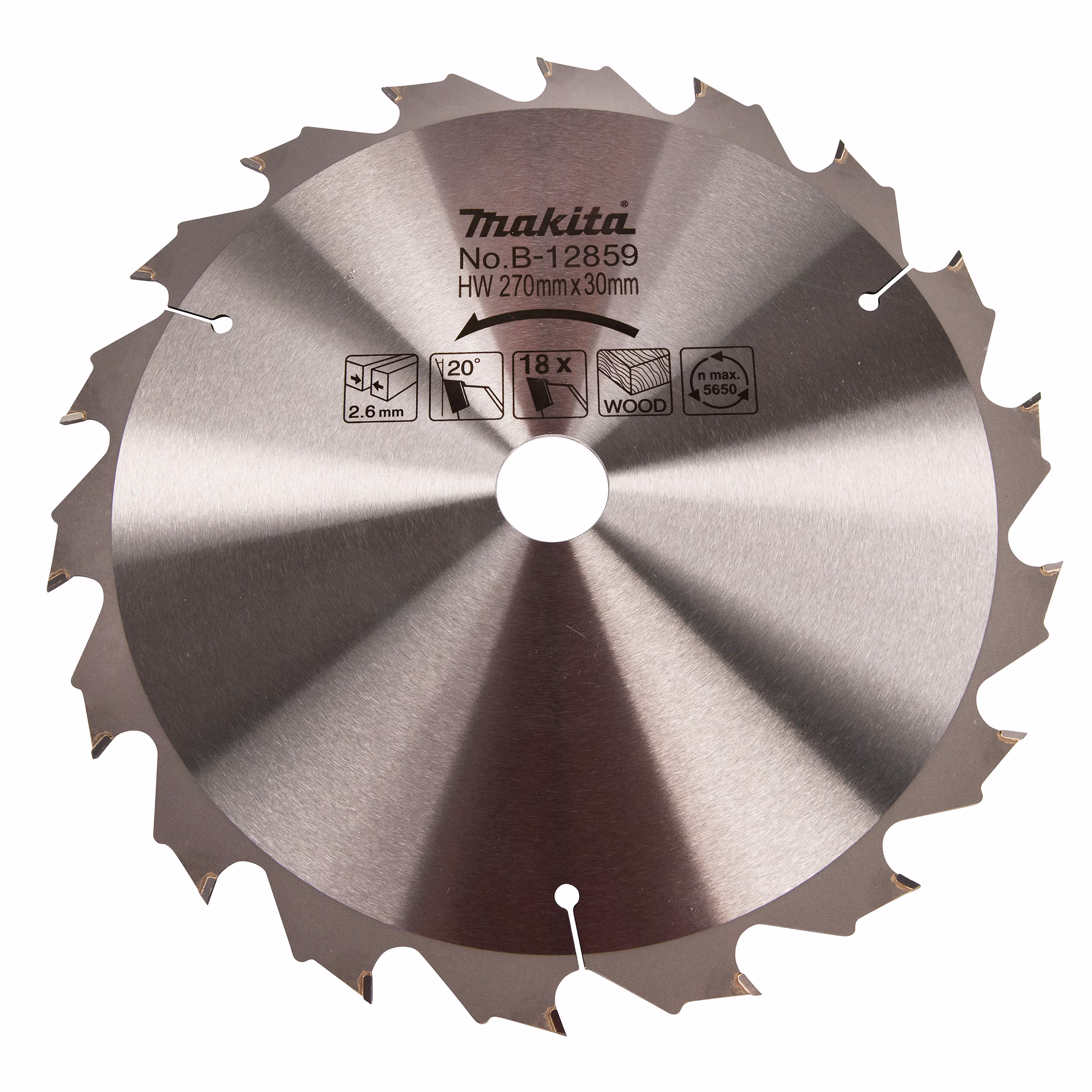 Kjøp Makita Sagblad B-12859 for tre, 270x30x2,4 mm, 18T