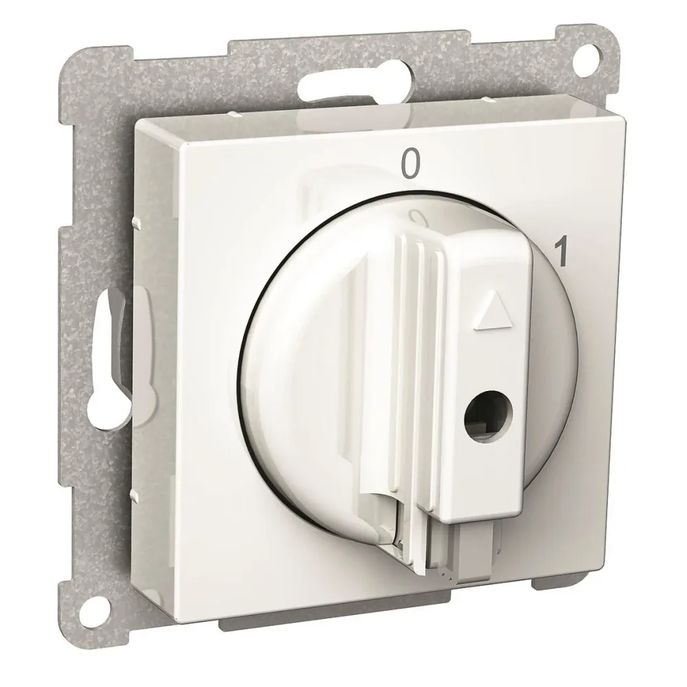 Schneider Electric WDE002208 Sektionsströmställare 1-0, vit 3-pol