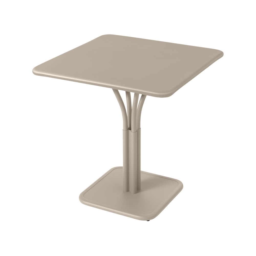 Luxembourg Pedestal bord 71x71 cm, Nutmeg (beige)