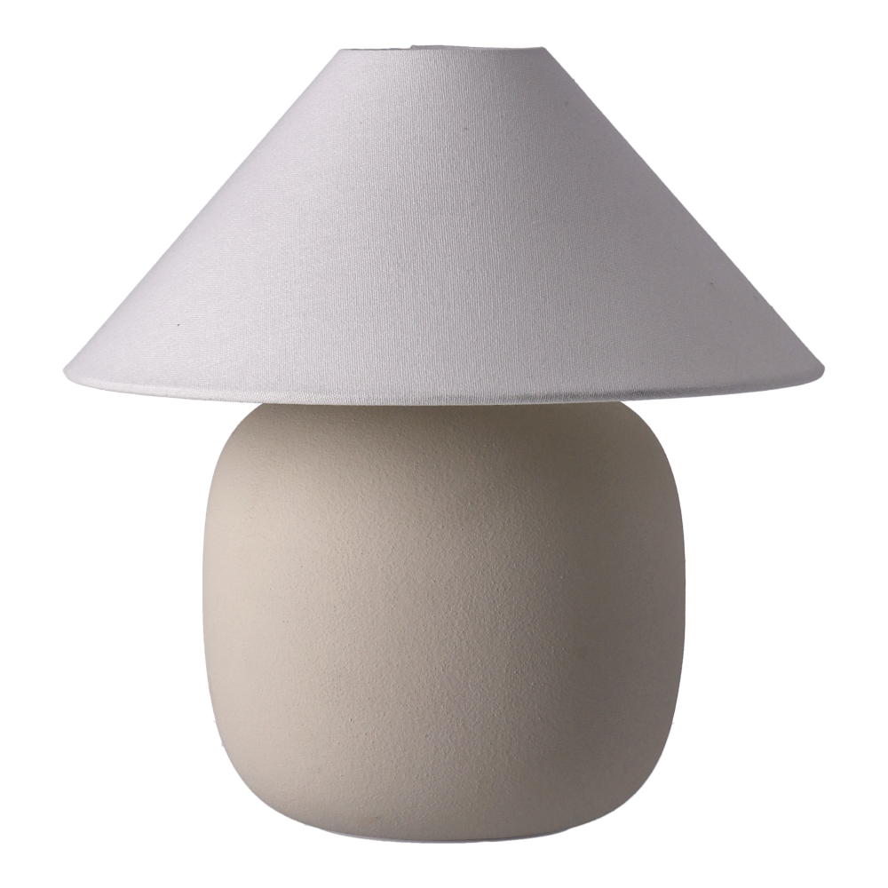 Boulder bordslampa 29 cm beige-white