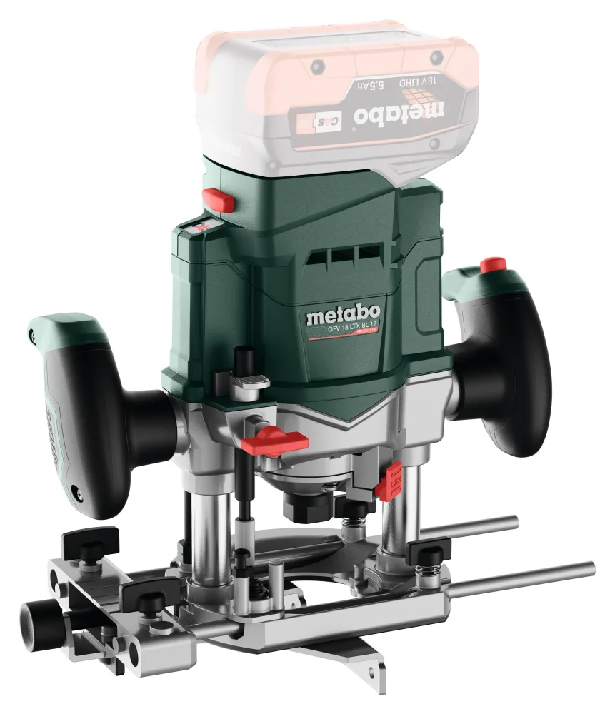 Metabo OVF18LTXBL SOLO Handöverfräs utan batteri och laddare