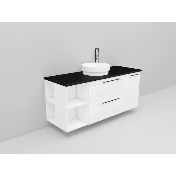Badrumsmöbel Flexline Modell 175 120cm, Vit, Ram | Stuvbutiken