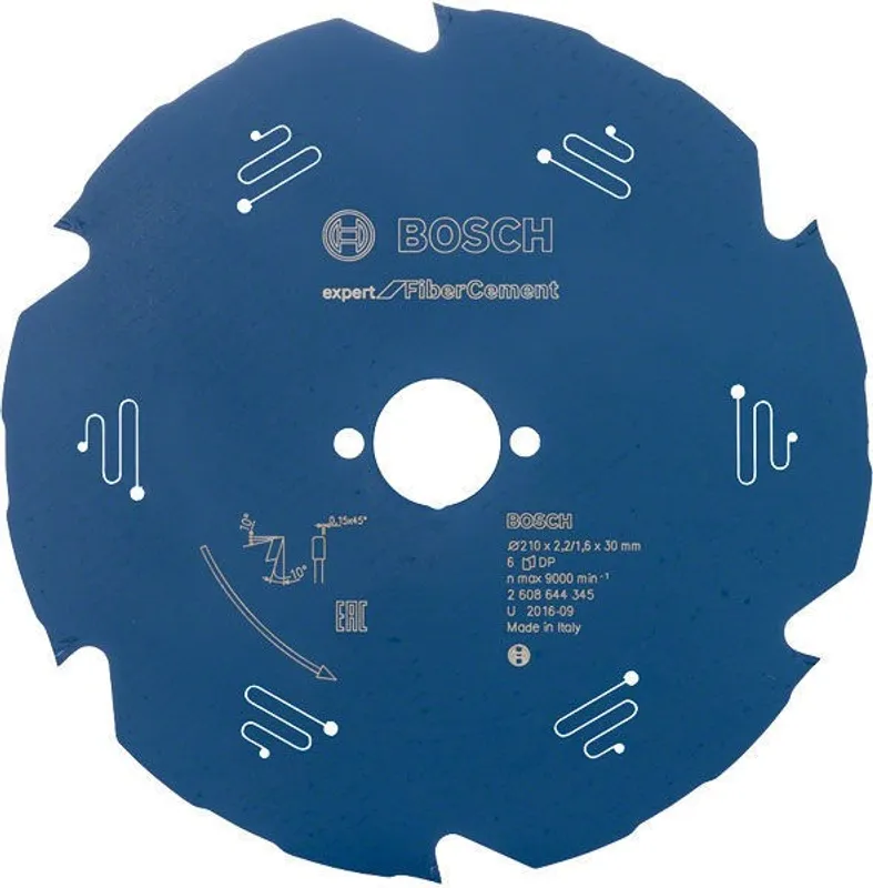 Bosch Cirkelsågsklinga 210x30x2,2mm 6T EXPERT FOR FIBER CEMENT