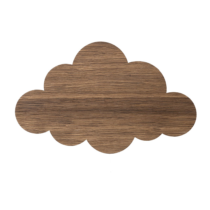 Cloud lampa, Rökt ek