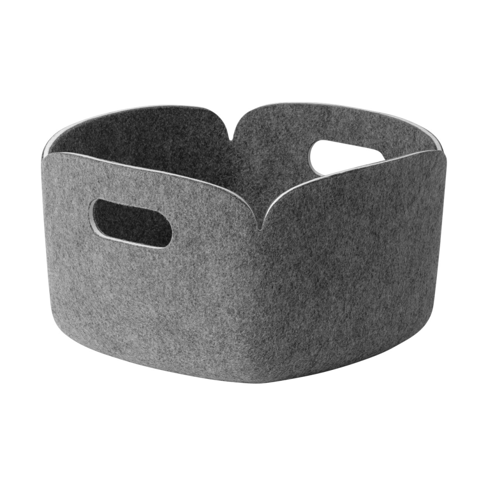 Restore förvaringskorg 28x28 cm, Grey mélange