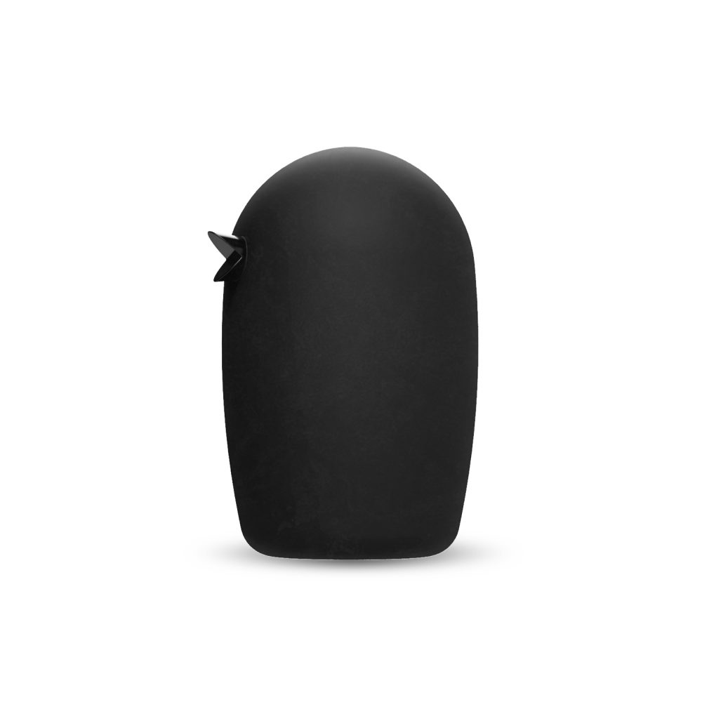 Ceramic Bird 8 cm, Black