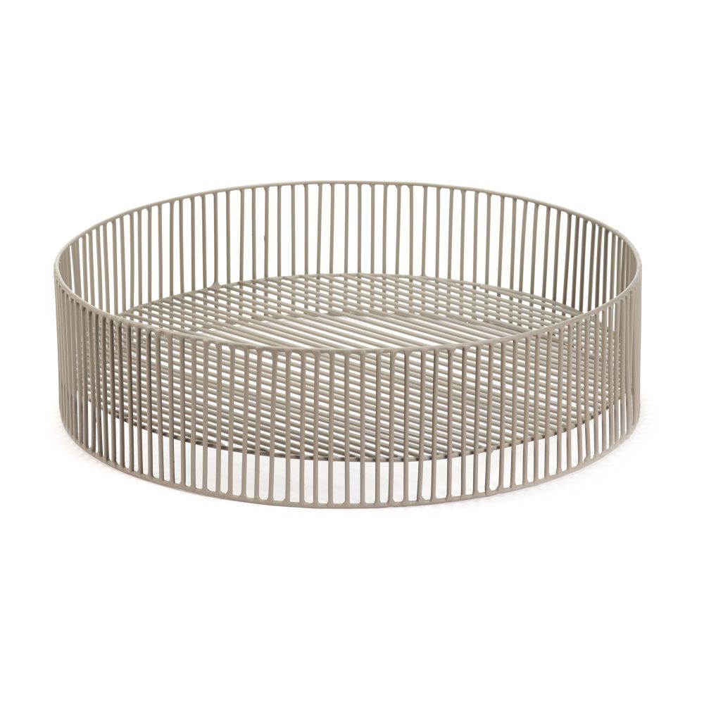 Turn korg låg Ø40 cm, Grey