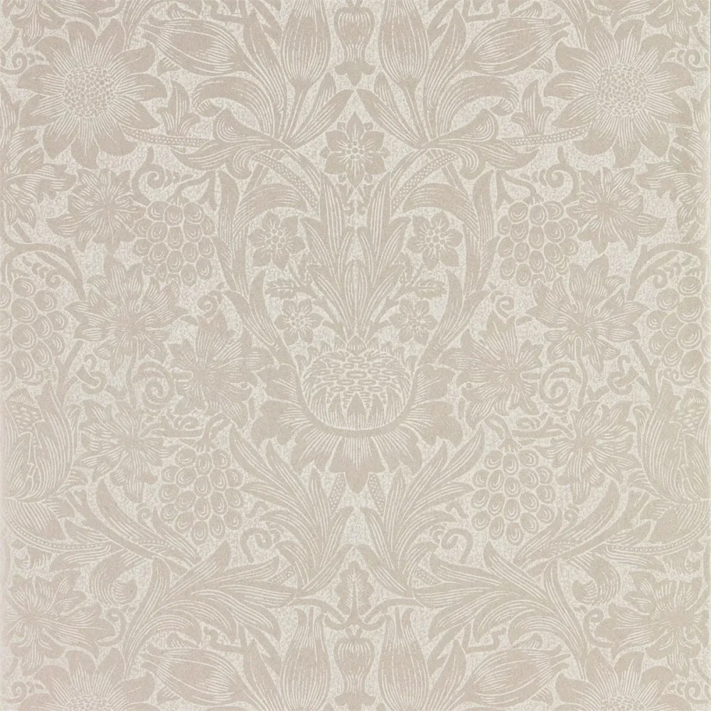 Pure Sunflower Pearl/ivory Dmpu216048 Vit Tapet | Stuvbutiken