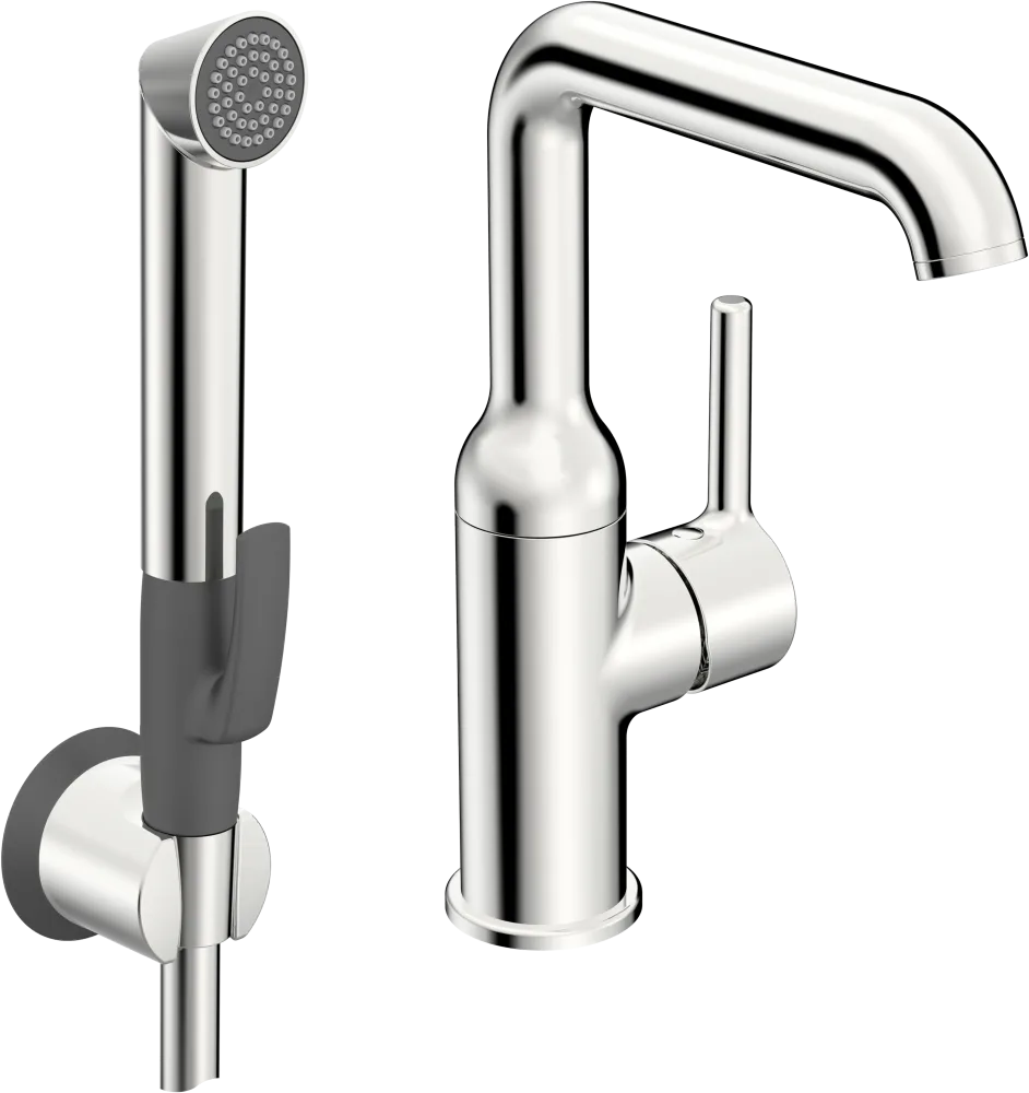 Oras Optima Style 2615FH Tvättställsblandare med handdusch, Bluetooth