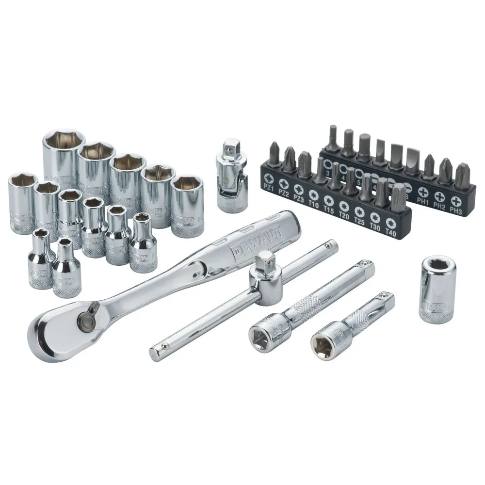 Dewalt DWMT19238-1 Hylsnyckelsats 37 delar