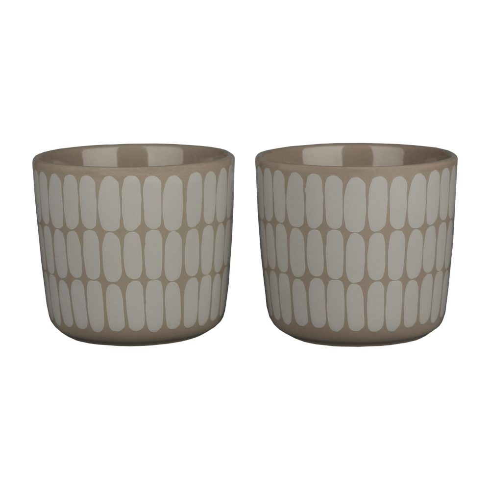 Alku mugg 2-pack, Terra-white