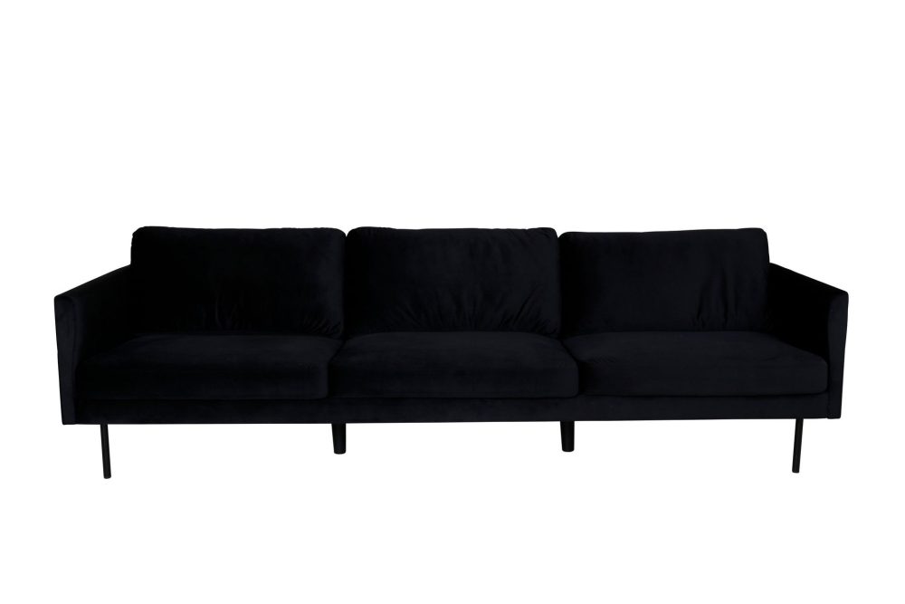 Zoom 3-sits Soffa Sammet