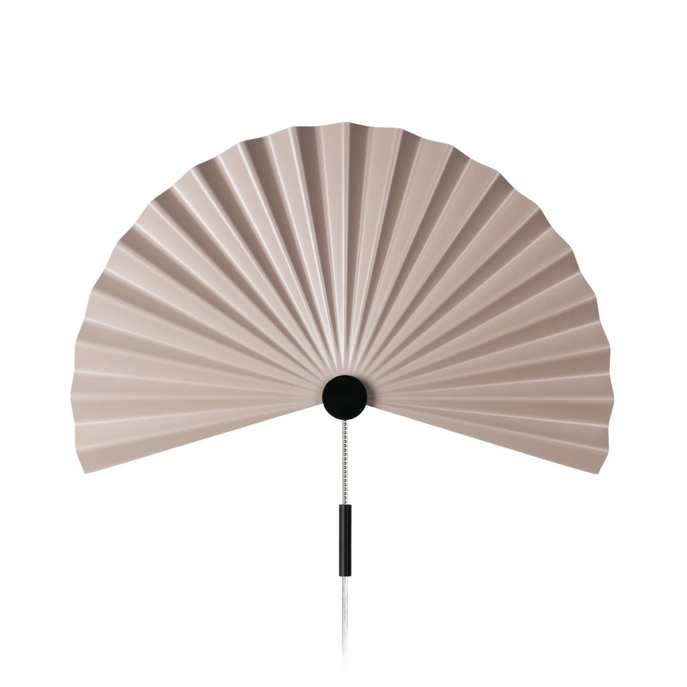 Zen vägglampa 50 cm, Mud-black