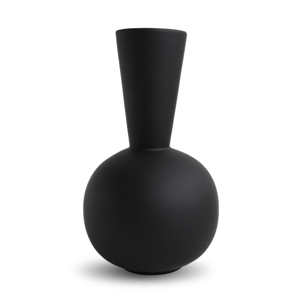 Trumpet vas 30 cm, Black