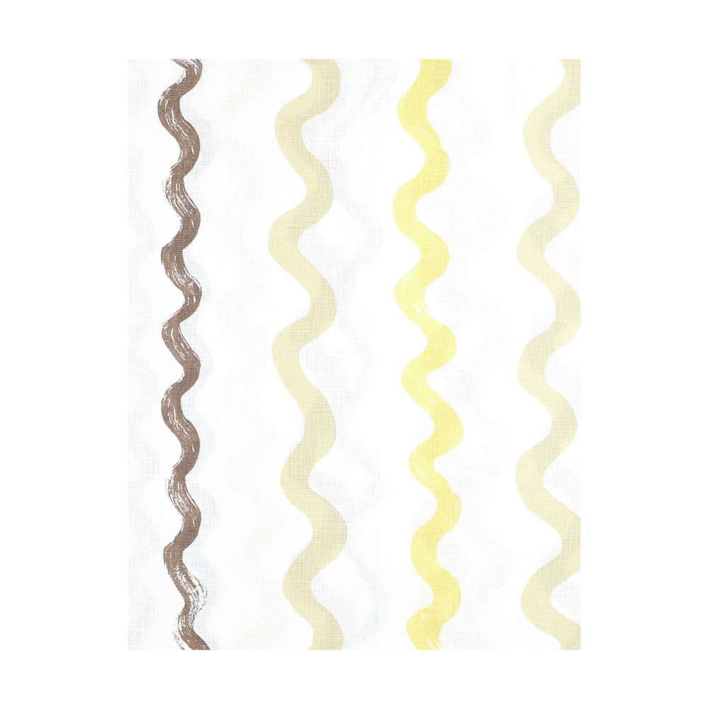 Randig gardin 147x250 cm, White