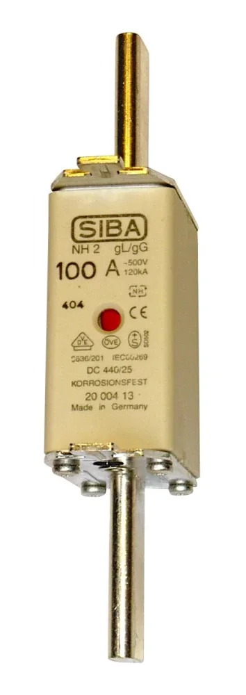 SIBA 2000413.250 Knivsäkring NH2, gL/gG 250 A, 3-pack