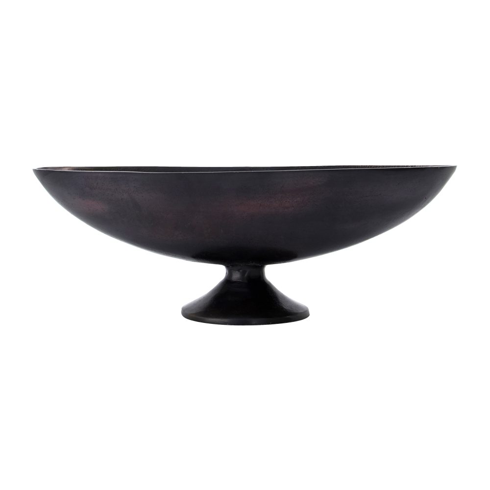 Foy skål 15x45 cm, Browned brass