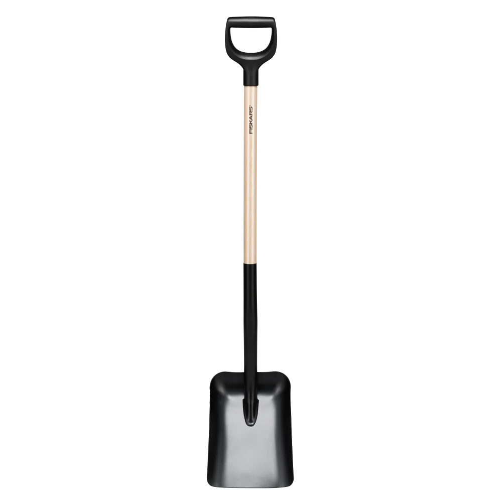 Fiskars Solid 1066723 Skyffel D-handtag, trä