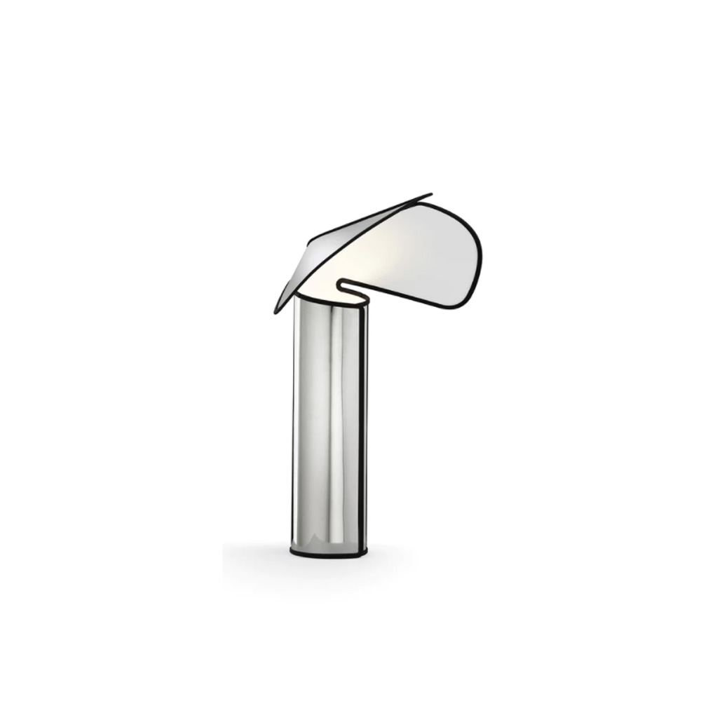 Chiara T bordslampa, Aluminium-antracit kant