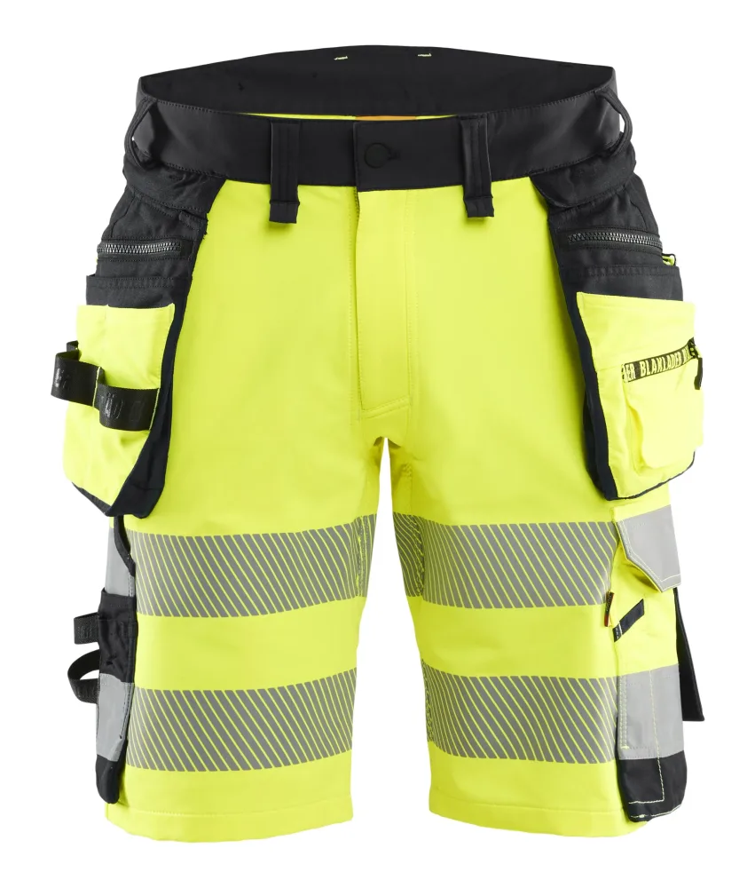 Blåkläder 112016485389C46 Shorts varsel, orange/marinblå Orange/marinblå - Bild 2