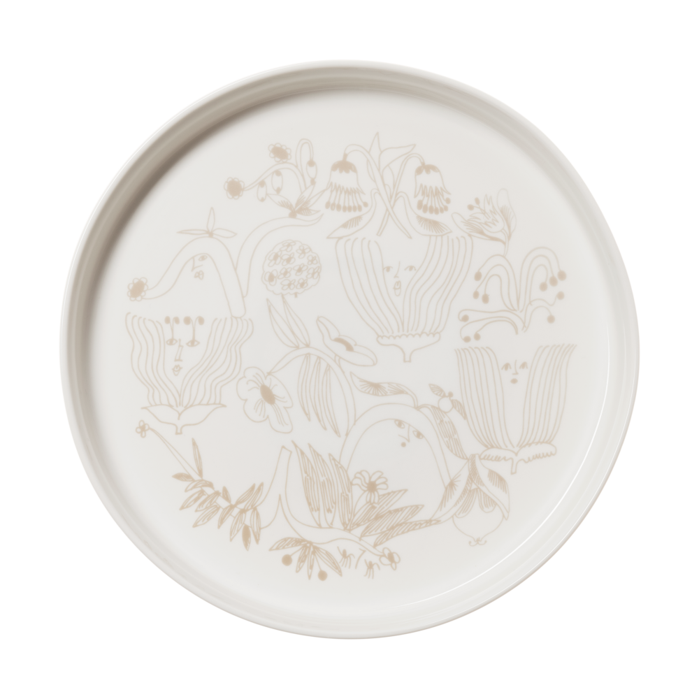 Puutarhurit pajform Ø28 cm, Beige