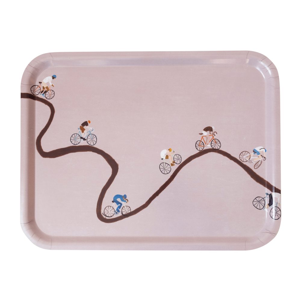 Giro bricka 33x43 cm, Rosa