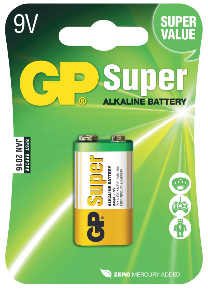 BATTERI POWERLIFE 6LR61 9V 1P