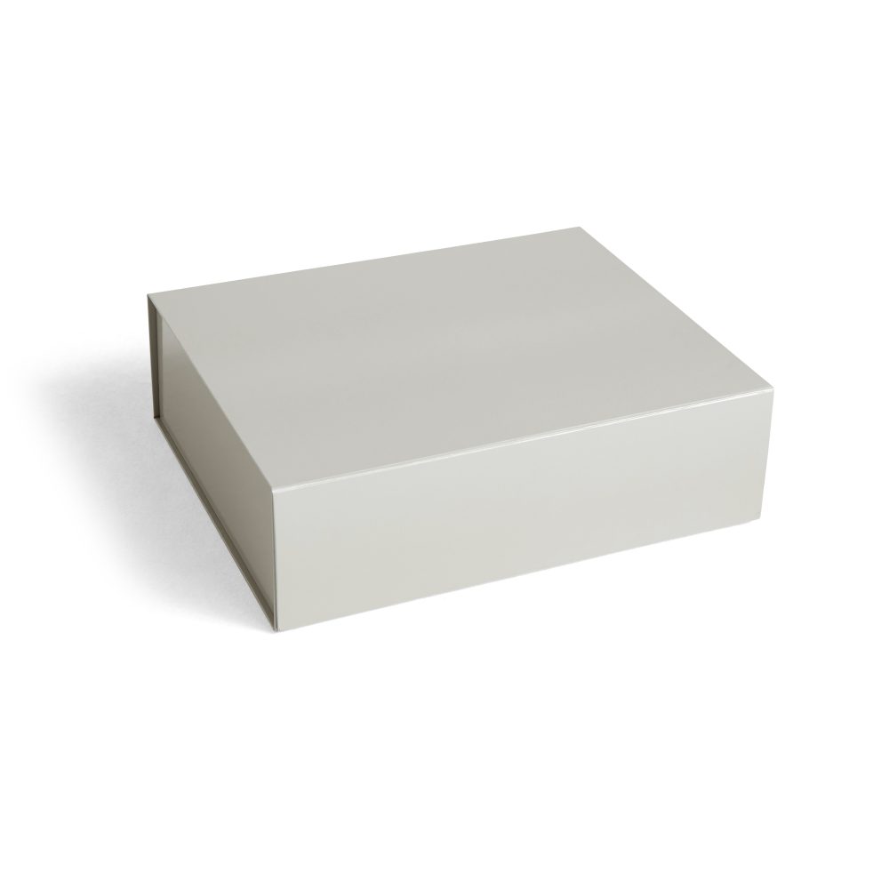 Colour Storage L låda med lock 34,5x41,5 cm, Grey