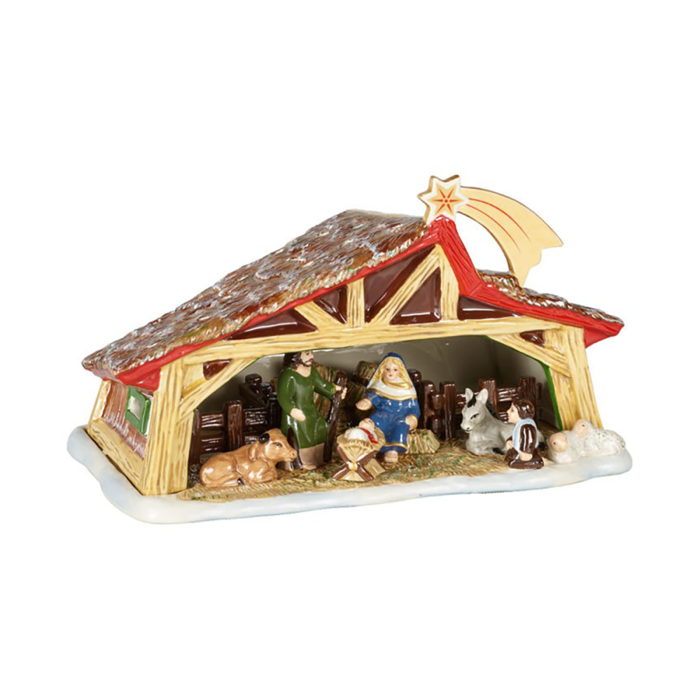 Christmas Toys Memory julkrubba dekoration, 27x16x16 cm