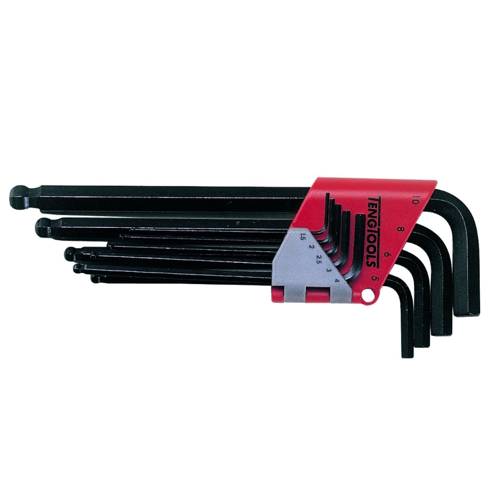 Sexkantnyckelsats 9-Delar Teng Tools