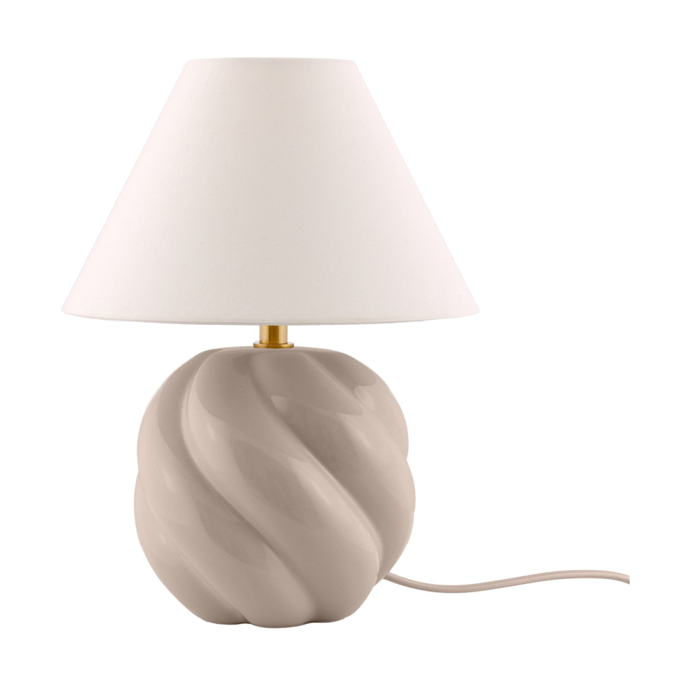 Dahlia bordslampa, Beige