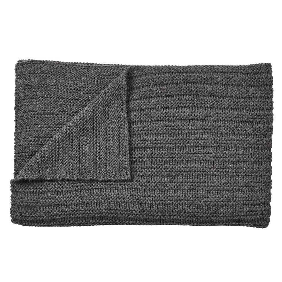 Ample ullfilt 130x160 cm, Dark grey