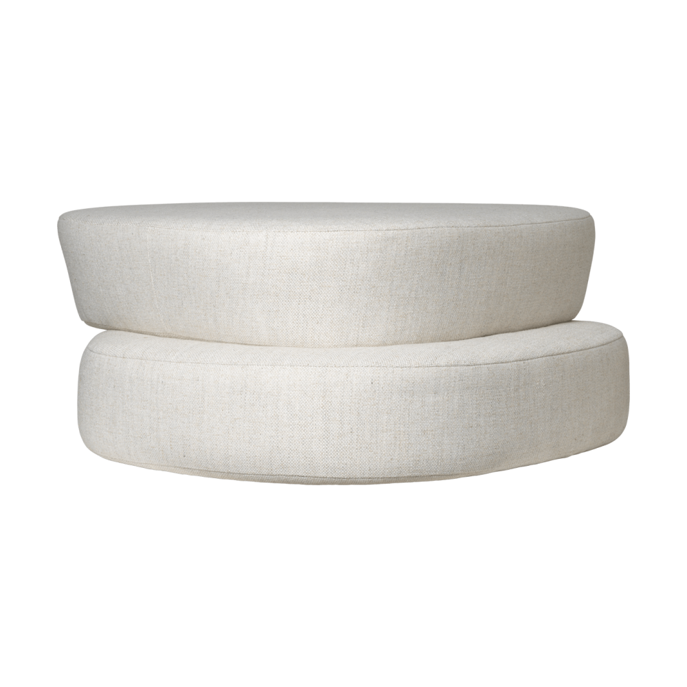 Plyo staple ottoman, Off-white