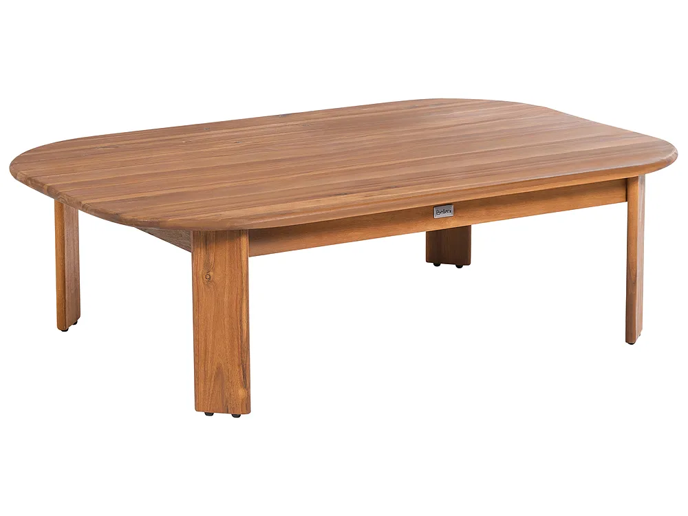 Trädgårdssoffbord TALSANO 120 cm 80 cm Akaciaträ Brun