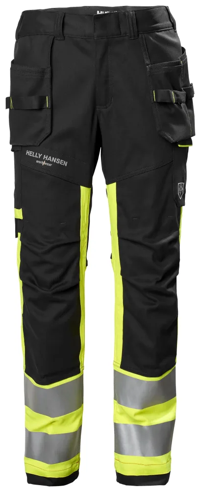 Helly Hansen Workwear Fyre Arbetsbyxa svart/Hi-Vis gul Storlek C44