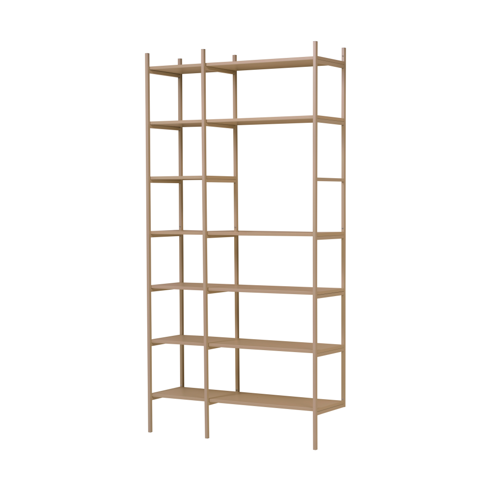 Portal bokhylla, Camel, 123 cm